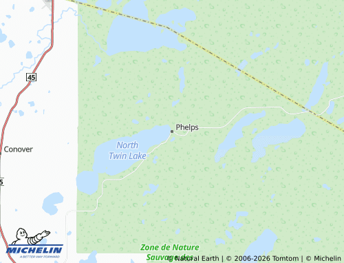 Mappa MICHELIN Phelps - ViaMichelin