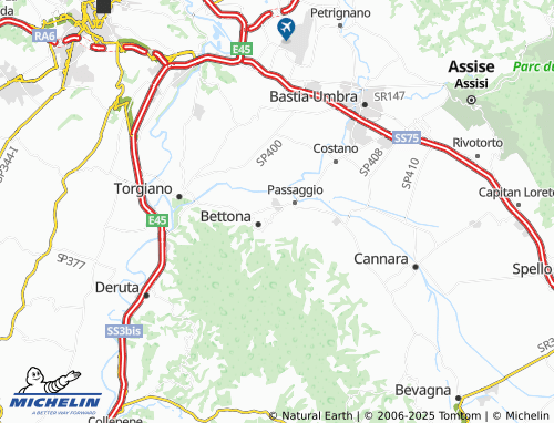 MICHELIN La Palazzetta map - ViaMichelin