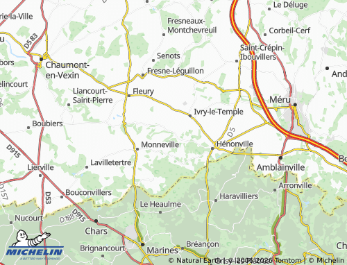 Carte MICHELIN Monts - ViaMichelin