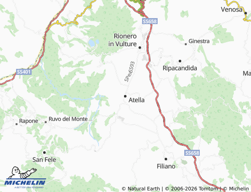 Carte MICHELIN Atella - ViaMichelin