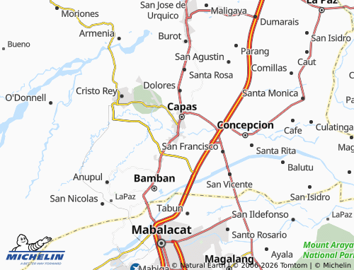 MICHELIN Cutcut 2nd map - ViaMichelin