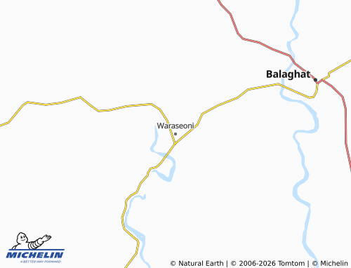 Mappa MICHELIN Waraseoni - ViaMichelin