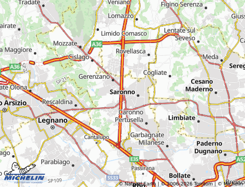 Mapa MICHELIN Fusetti - ViaMichelin