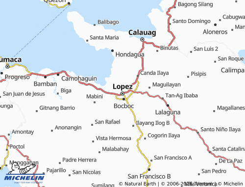 MICHELIN Lopez map - ViaMichelin