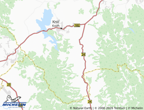 Carte MICHELIN Pajsijević - ViaMichelin