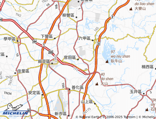 MICHELIN Guantian District map - ViaMichelin