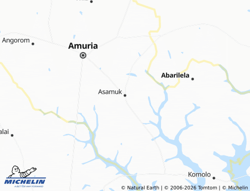 MICHELIN Asamuk map - ViaMichelin