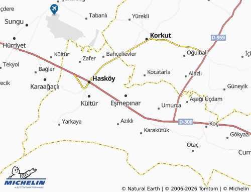 Mappa MICHELIN Eşmepınar - ViaMichelin