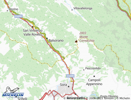 MICHELIN Ridotti map - ViaMichelin
