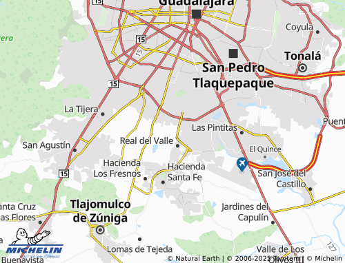MICHELIN Altus Bosques map - ViaMichelin