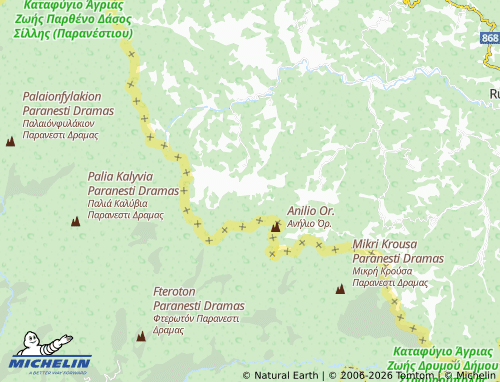 MICHELIN Aligovska map - ViaMichelin