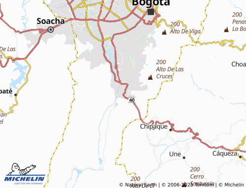 MICHELIN La Esperanza de Usme map - ViaMichelin