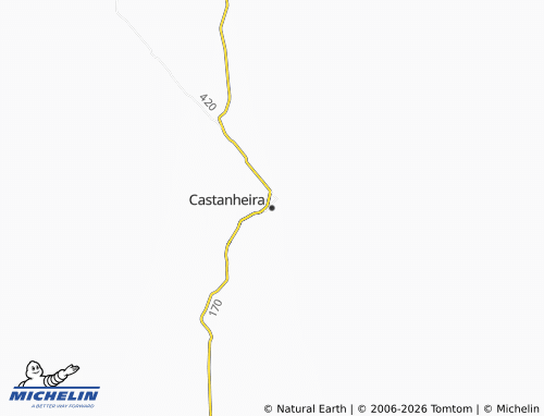 Mapa MICHELIN Castanheira - ViaMichelin