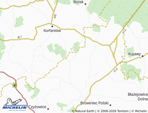 MICHELIN Grabina map - ViaMichelin