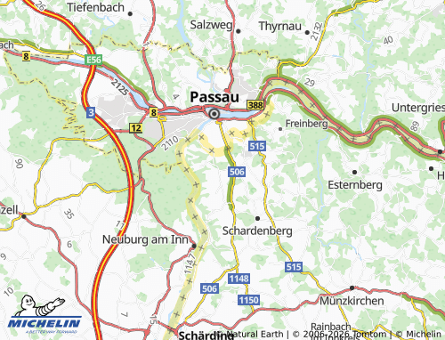 MICHELIN Unedt map - ViaMichelin