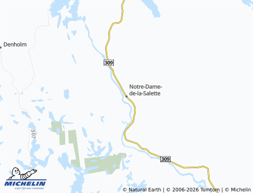 MICHELIN Notre-Dame-de-la-Salette map - ViaMichelin