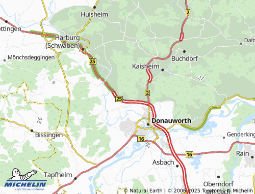 Mapa MICHELIN Binsberg - ViaMichelin