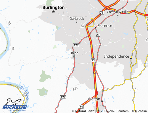 Mappa MICHELIN Union - ViaMichelin