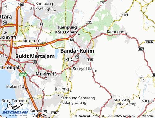 MICHELIN Taman Sago map - ViaMichelin