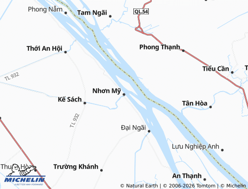Mapa MICHELIN Nhơn Mỹ - ViaMichelin