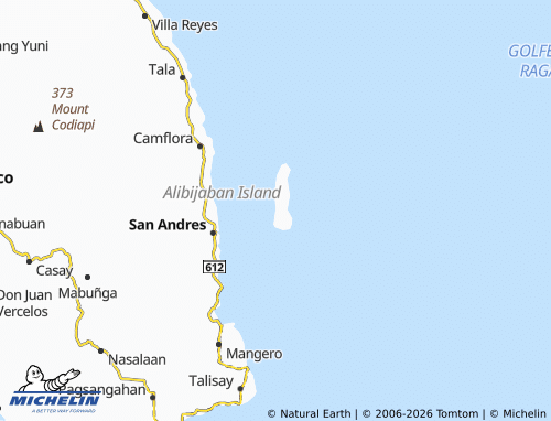 MICHELIN Alibihaban map - ViaMichelin