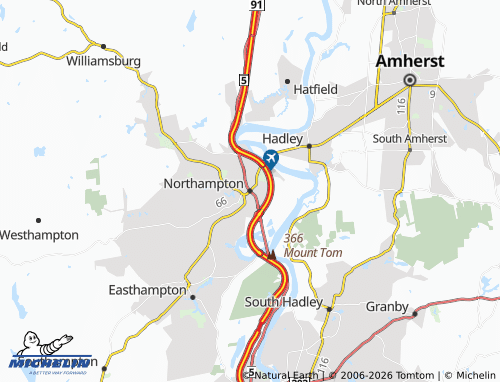 Mappa MICHELIN Northampton - ViaMichelin