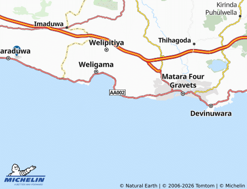 Mappa MICHELIN Bandaramulla - ViaMichelin