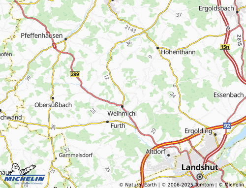 Kaart MICHELIN Edenland - ViaMichelin