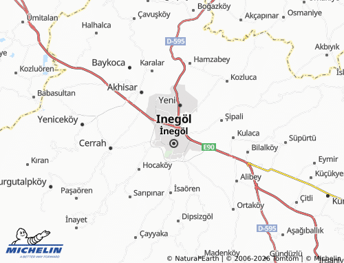 MICHELIN Osmaniye map - ViaMichelin