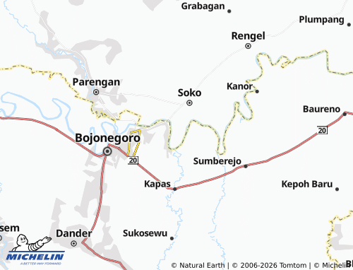 MICHELIN Kendalrejo map - ViaMichelin