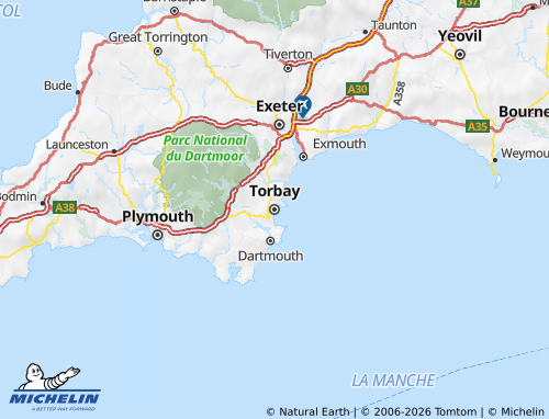 Carte MICHELIN Torbay - ViaMichelin