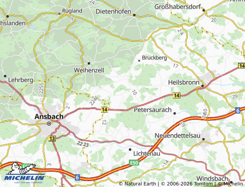 MICHELIN Frohnhof map - ViaMichelin