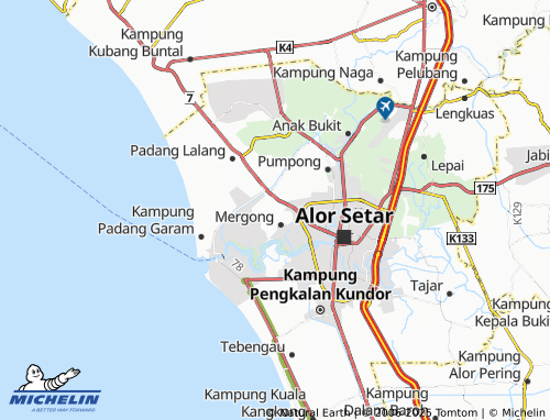 Carte MICHELIN Kampung Darat - ViaMichelin
