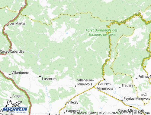 MICHELIN Cabrespine map - ViaMichelin