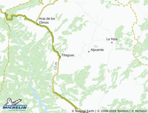 Mappa MICHELIN Campo de Arriba - ViaMichelin