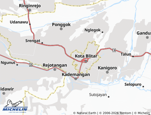 MICHELIN Pakunden map - ViaMichelin