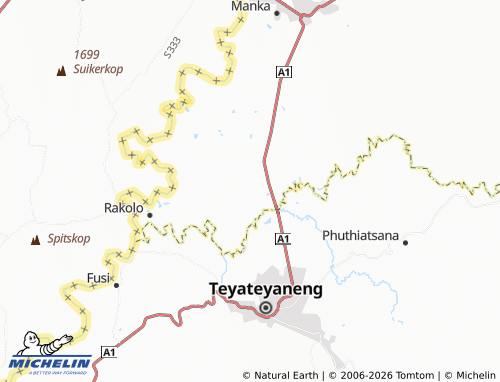 MICHELIN Moramang map - ViaMichelin