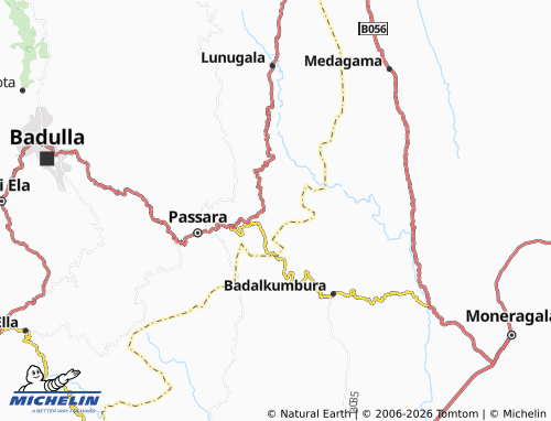 MICHELIN Kudugala Pathana map - ViaMichelin