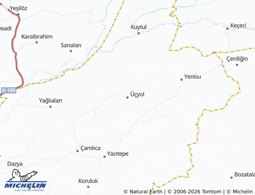 MICHELIN Üçyol map - ViaMichelin