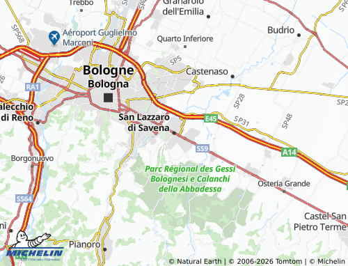 MICHELIN San Lazzaro di Savena map - ViaMichelin