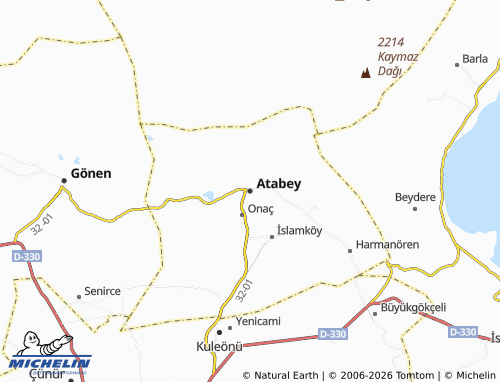 MICHELIN Atabey map - ViaMichelin
