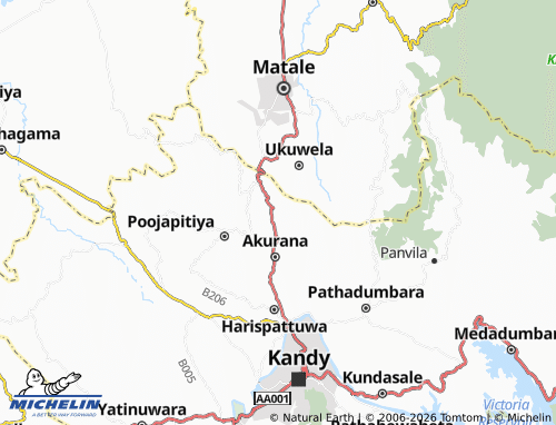 Mappa MICHELIN Konakalagala - ViaMichelin