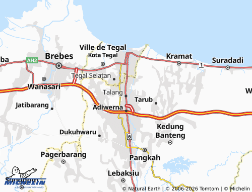 MICHELIN Talang map - ViaMichelin