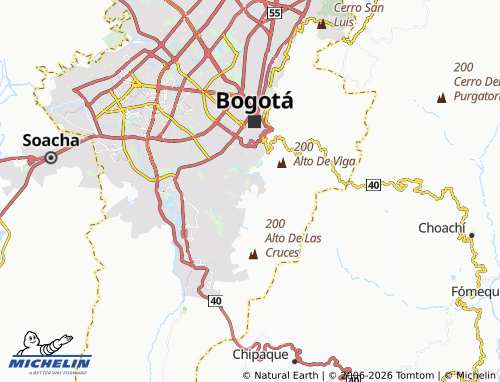 Carte MICHELIN Tibaque I - ViaMichelin