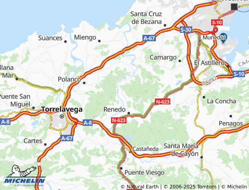 Mappa MICHELIN Quijano - ViaMichelin