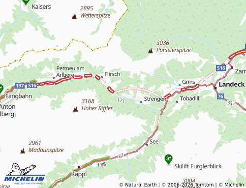 Mapa MICHELIN Oberriefen - ViaMichelin