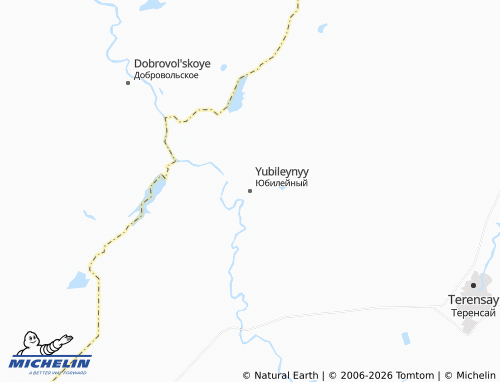 MICHELIN-Landkarte Yubileynyy - ViaMichelin