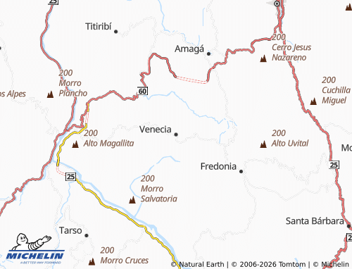 Mapa MICHELIN Venecia - ViaMichelin