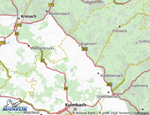 Carte MICHELIN Feldbuch - ViaMichelin