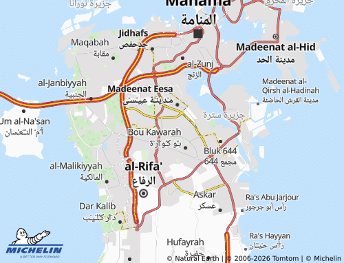 Mappa MICHELIN al-Shamali - ViaMichelin